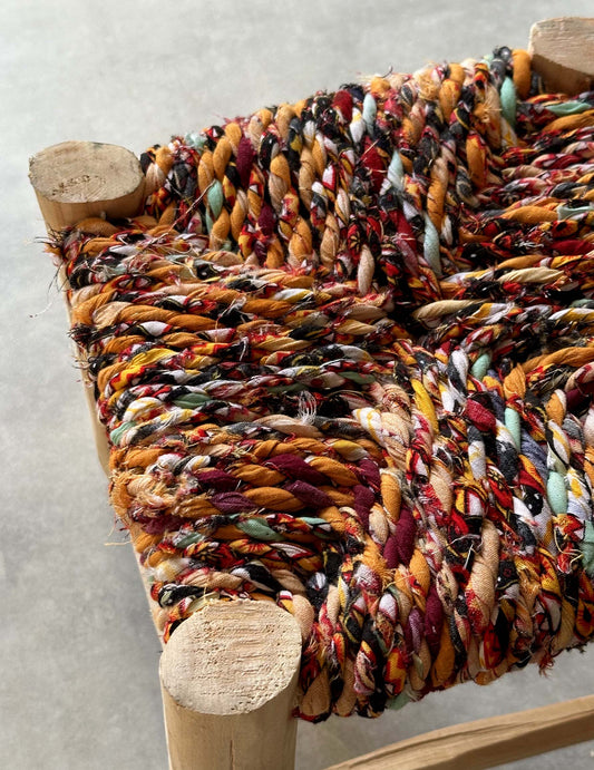 Handmade stool ( Mix colors )