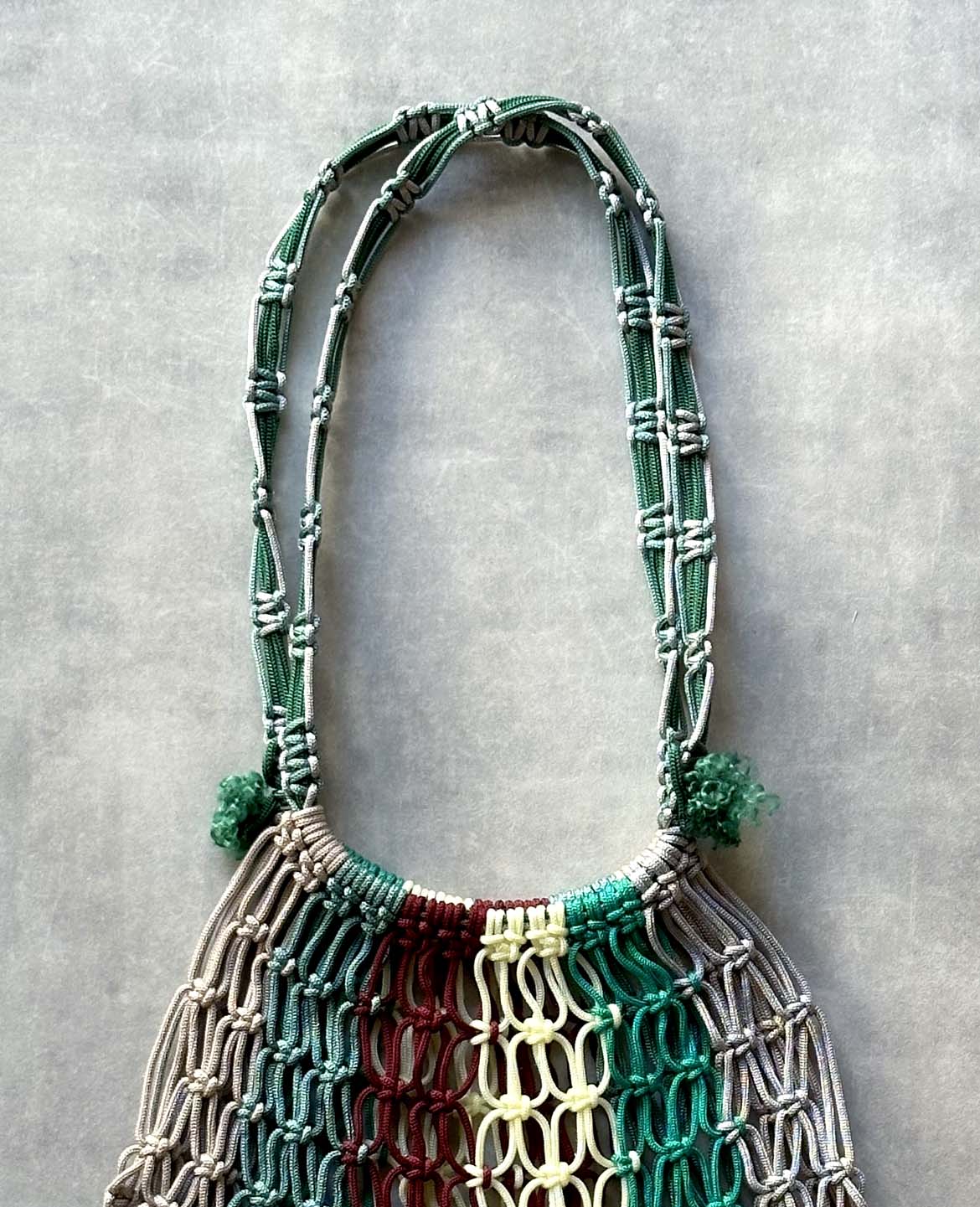 マクラメ編みバック