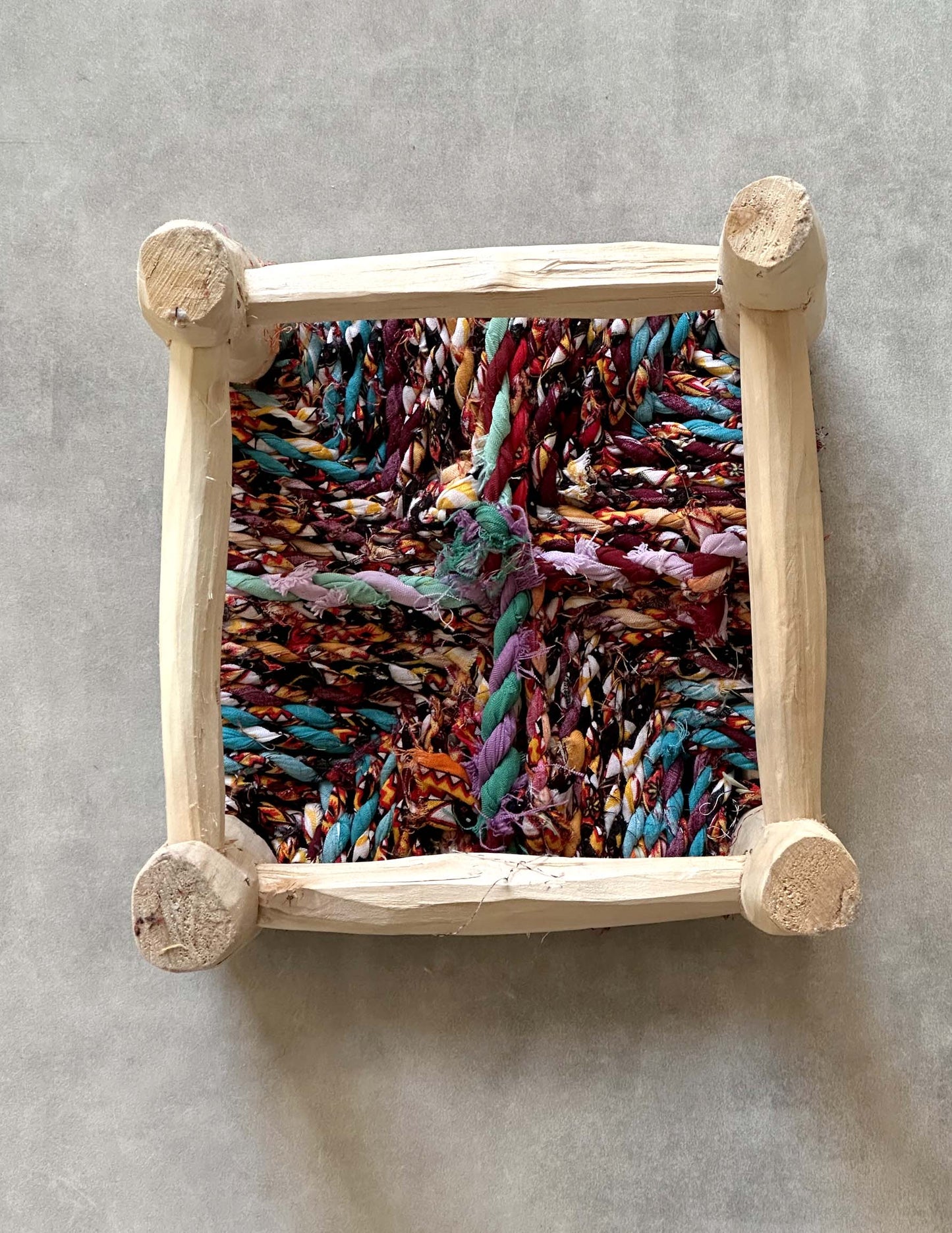 Handmade stool ( Mix colors )