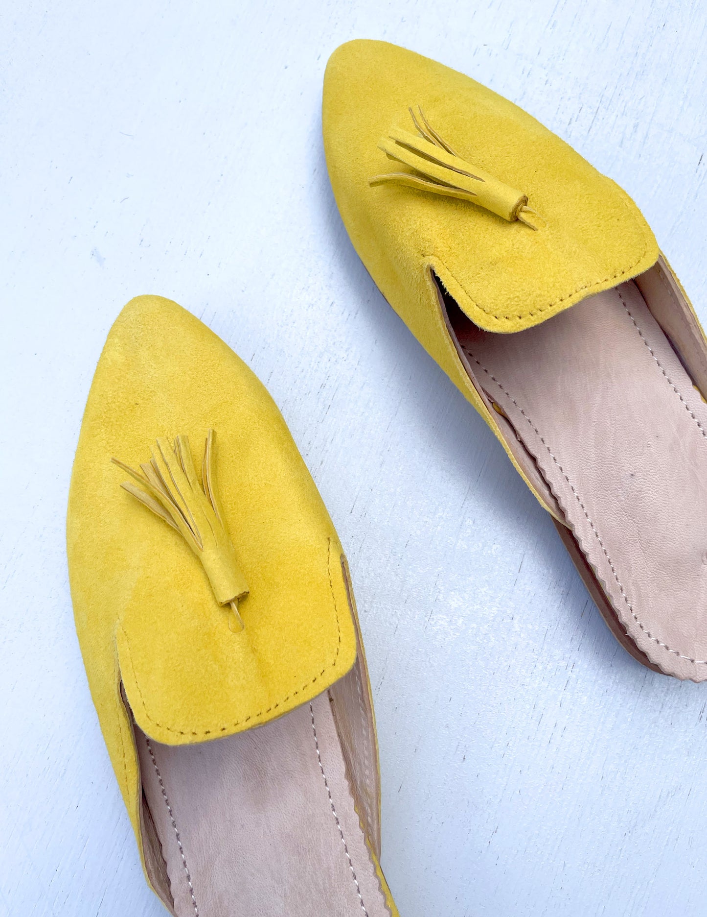 Suede babouche