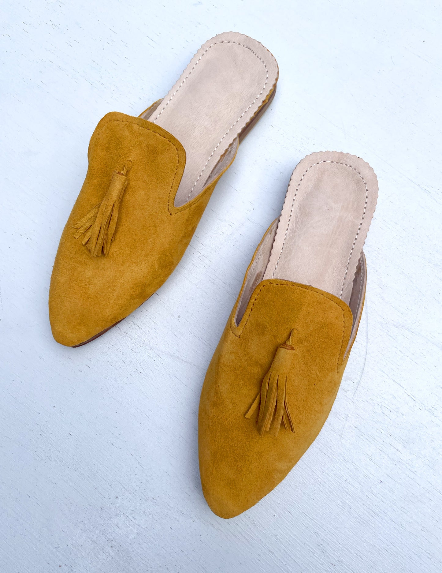 Suede babouche