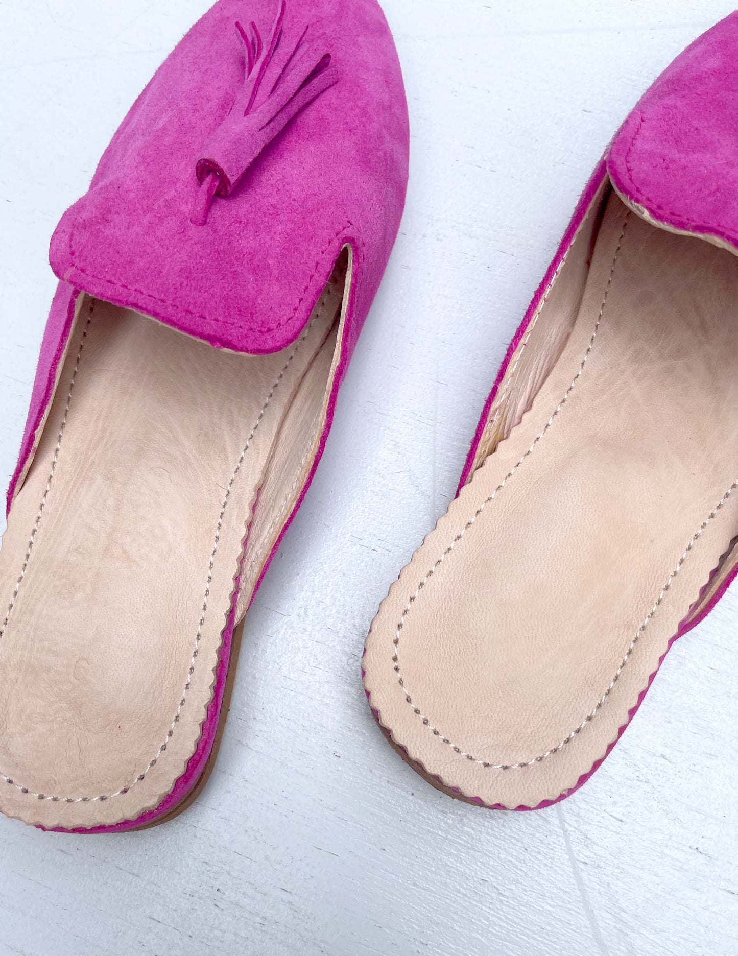 Suede babouche