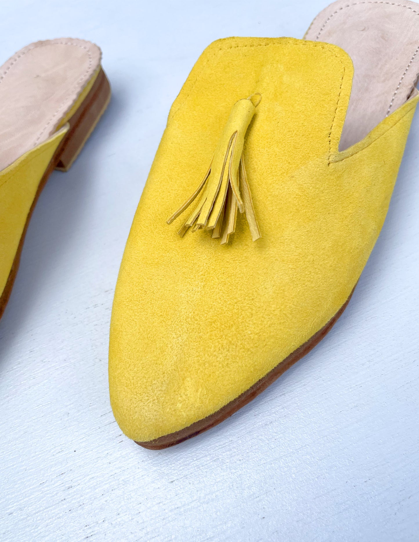 Suede babouche