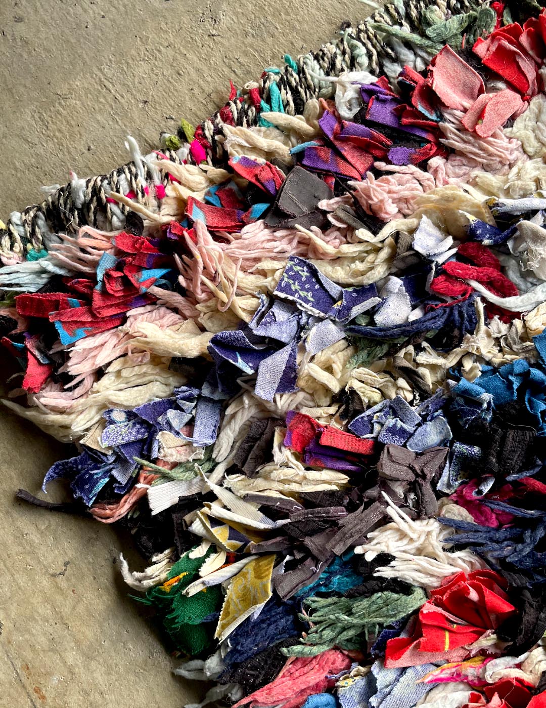 Vintage Boucherouite Rug