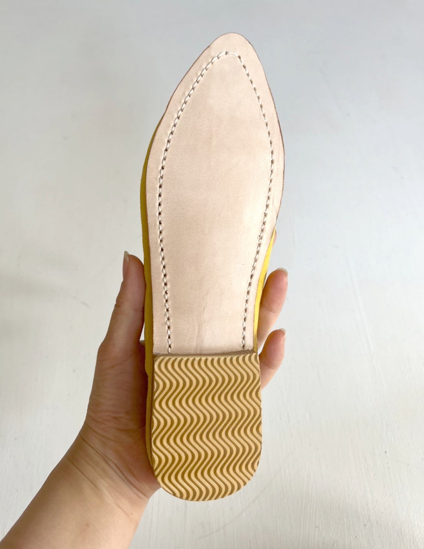 Suede babouche
