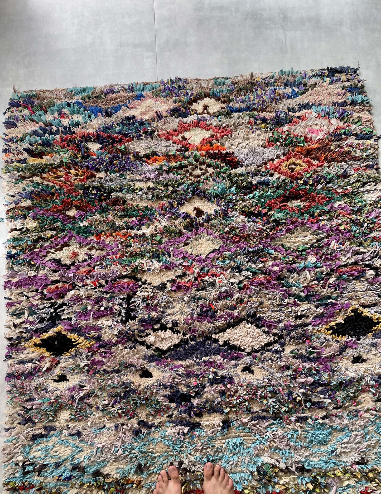 Vintage Boucherouite Rug