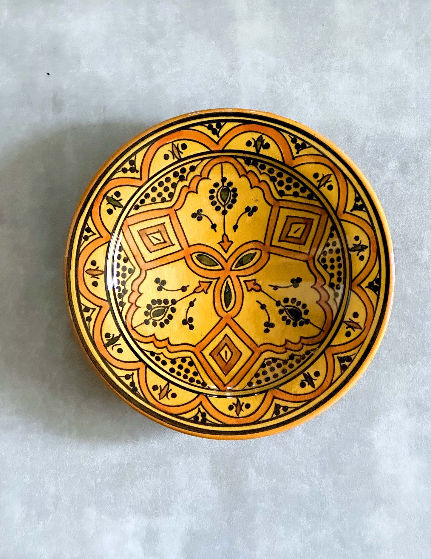 Handmade ceramic plate