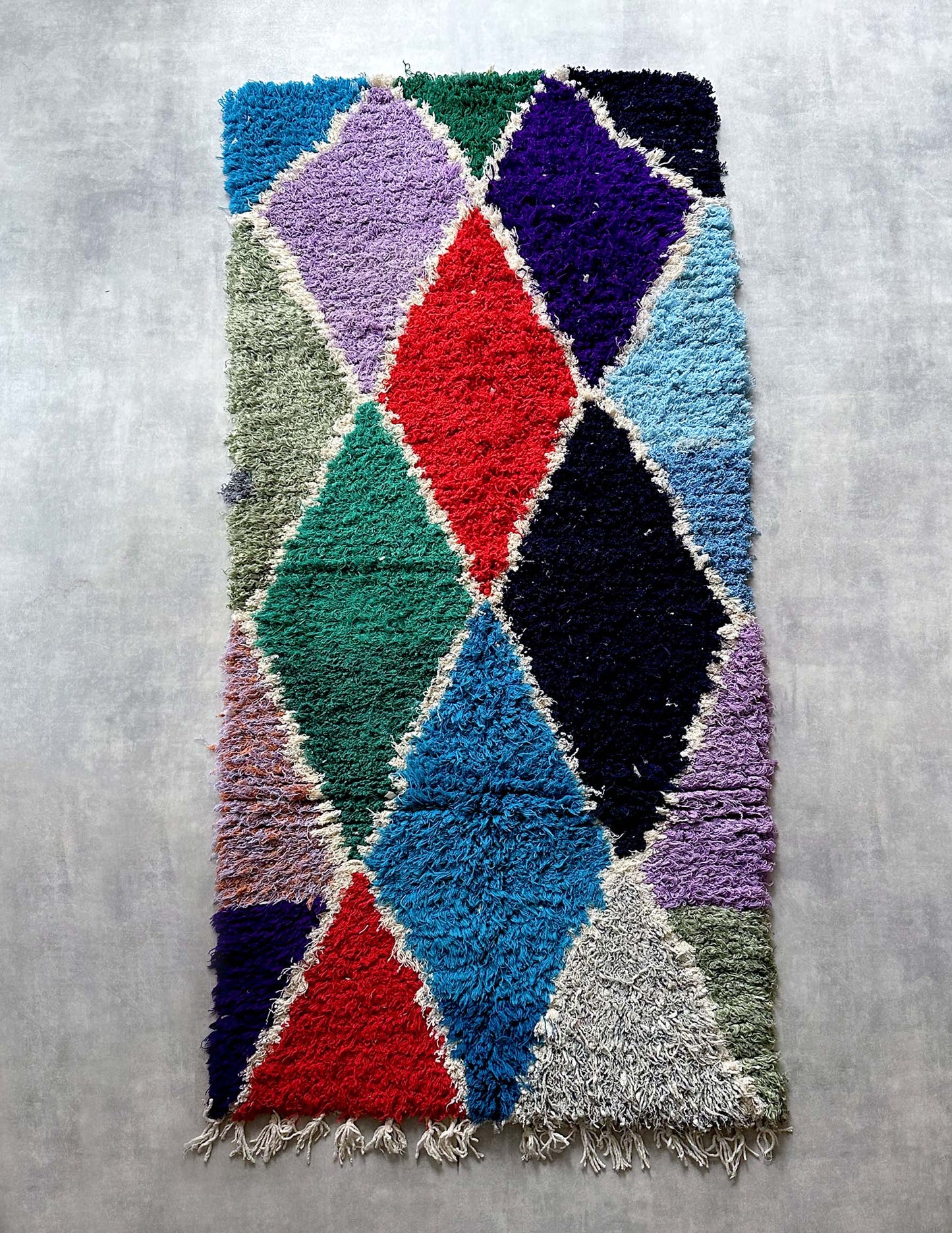 Vintage Boucherouite Rug