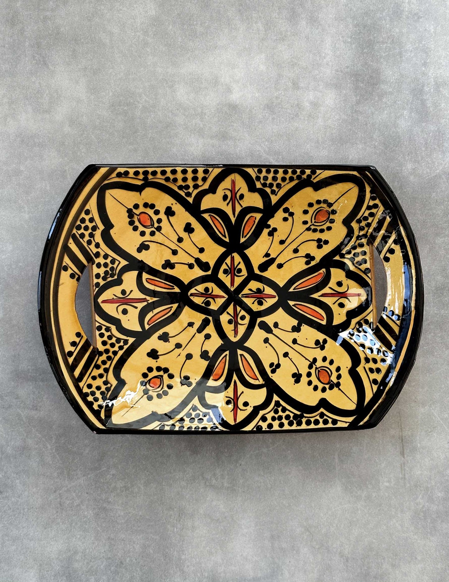 Handmade ceramic plate