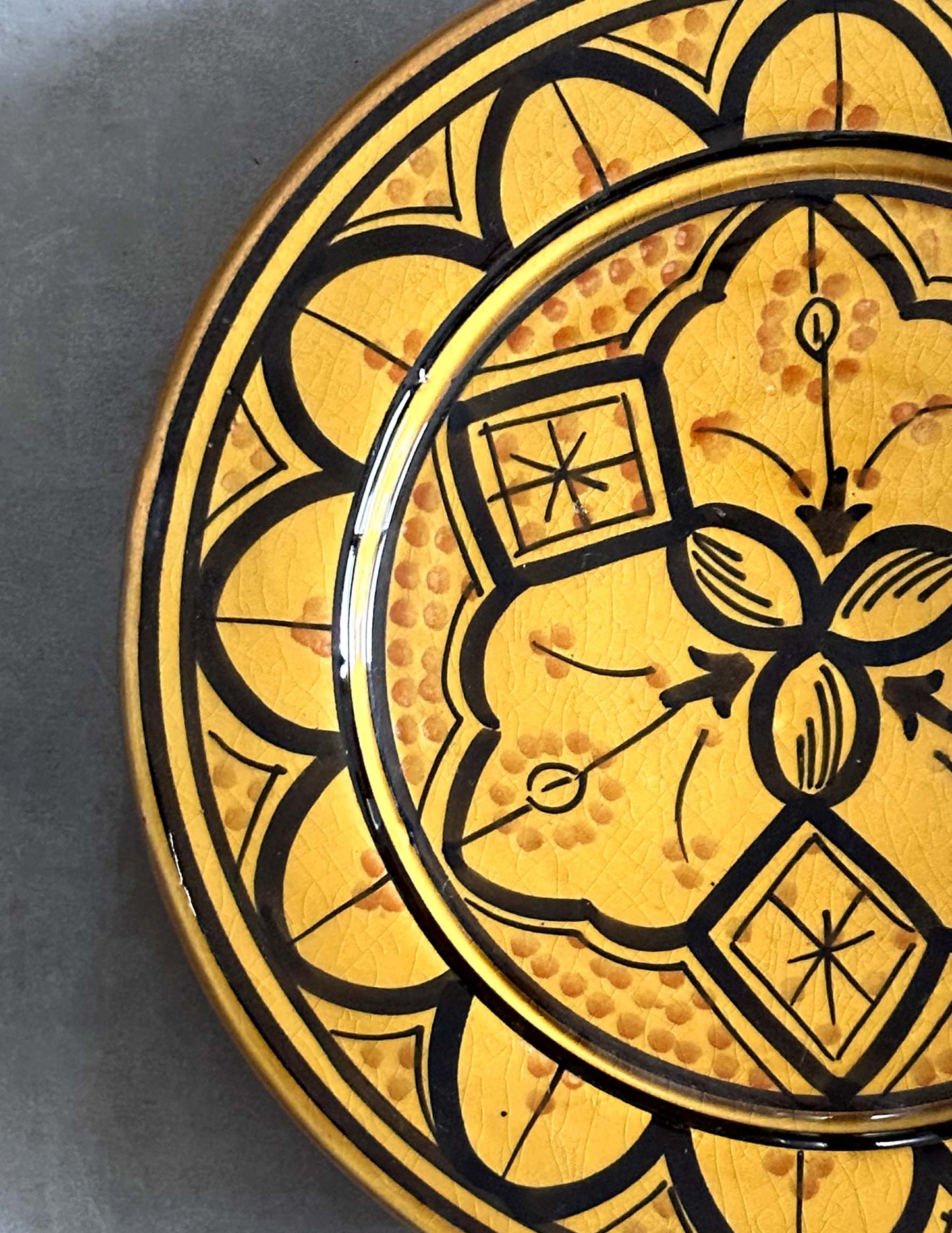 Handmade ceramic plate