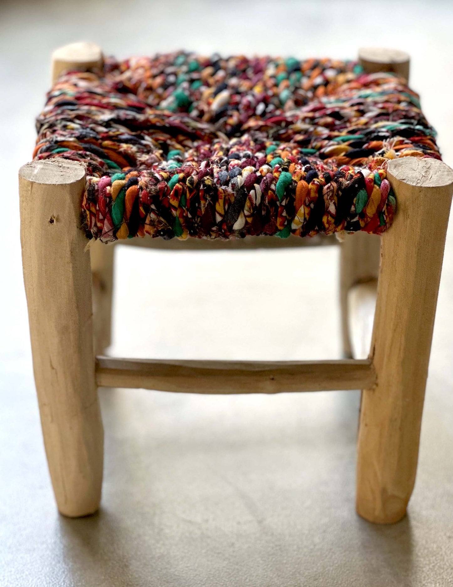 Handmade stool ( Mix colors )