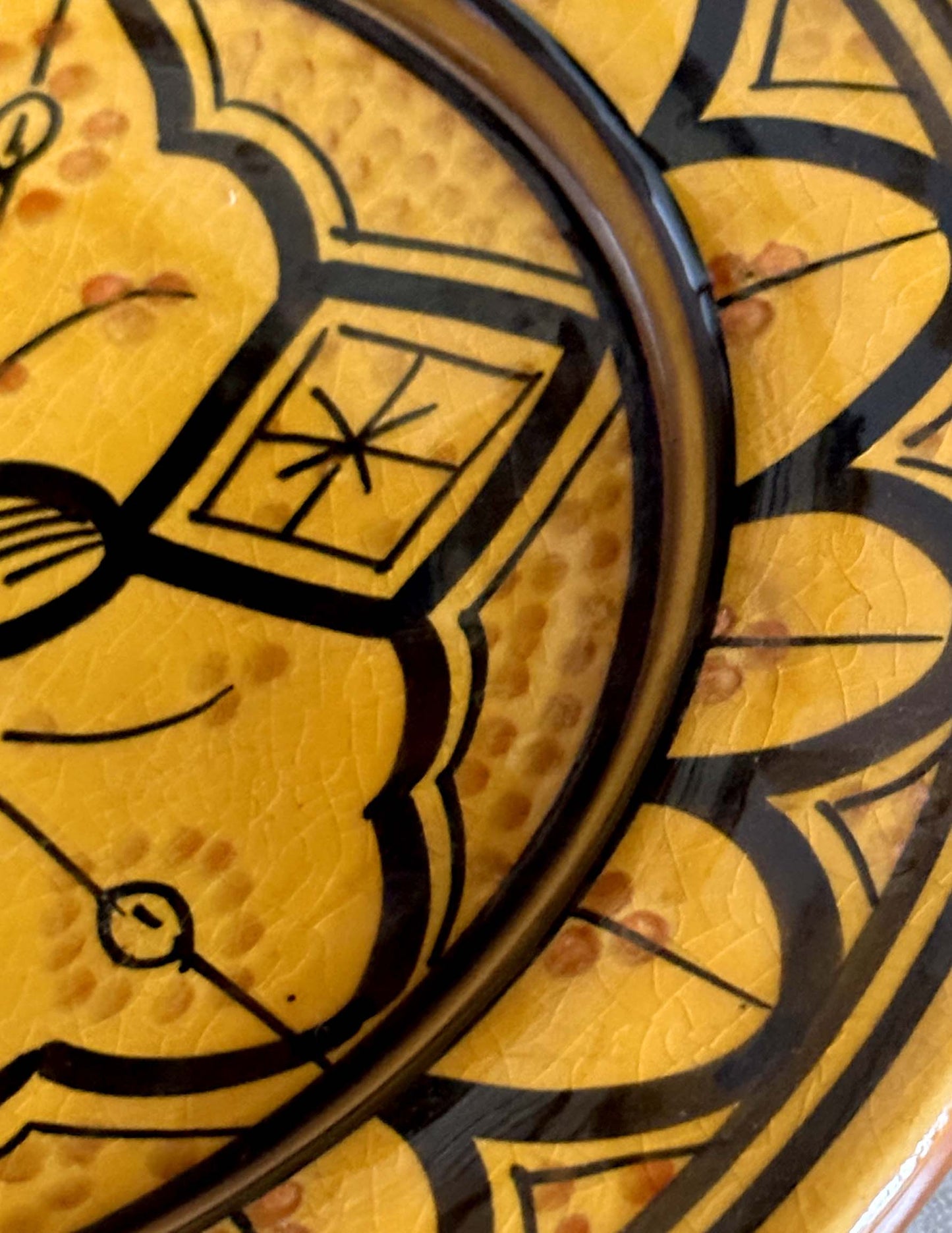 Handmade ceramic plate