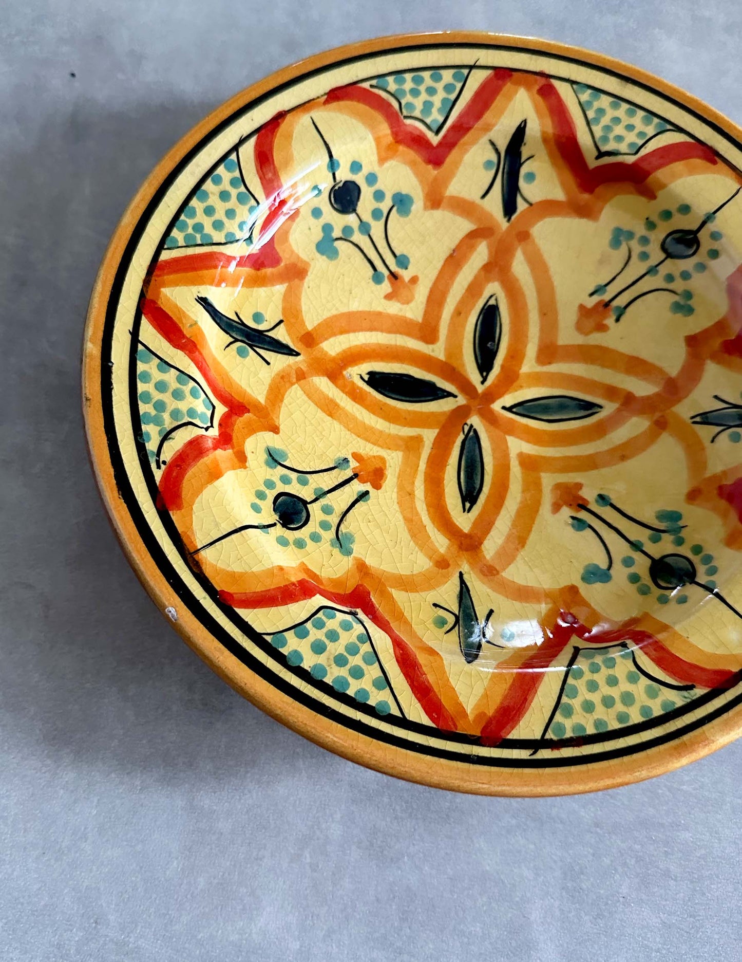 Handmade ceramic plate