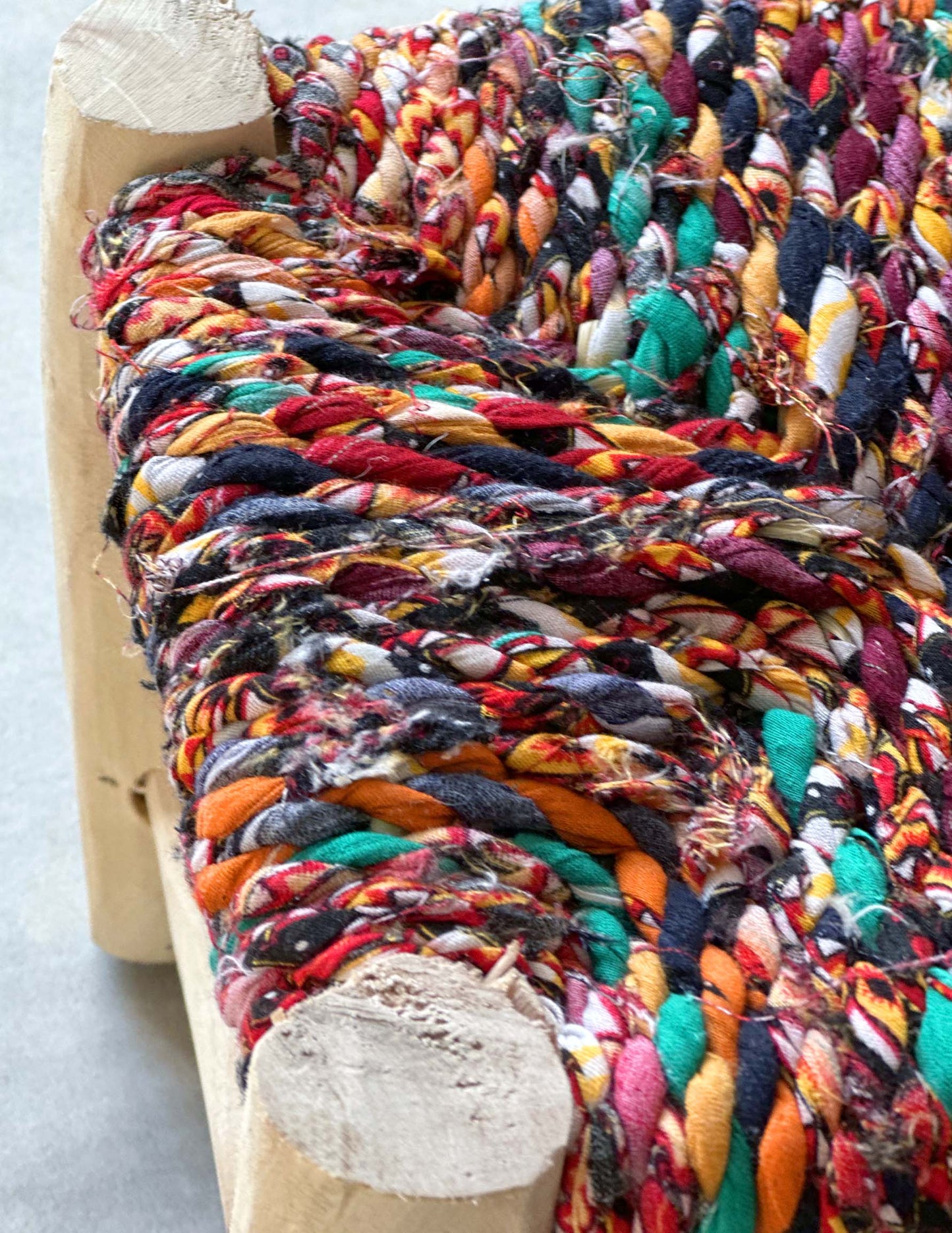 Handmade stool ( Mix colors )