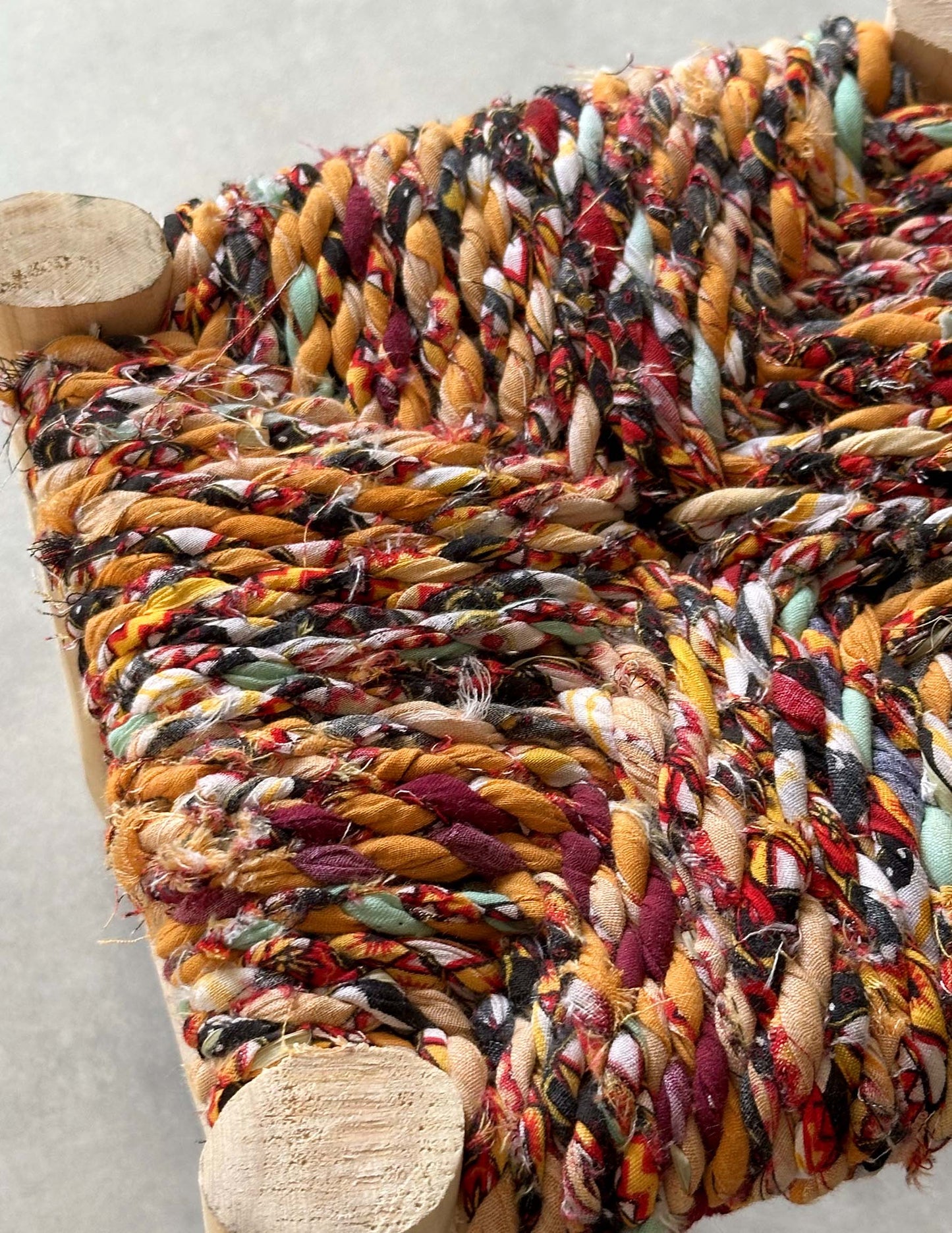 Handmade stool ( Mix colors )