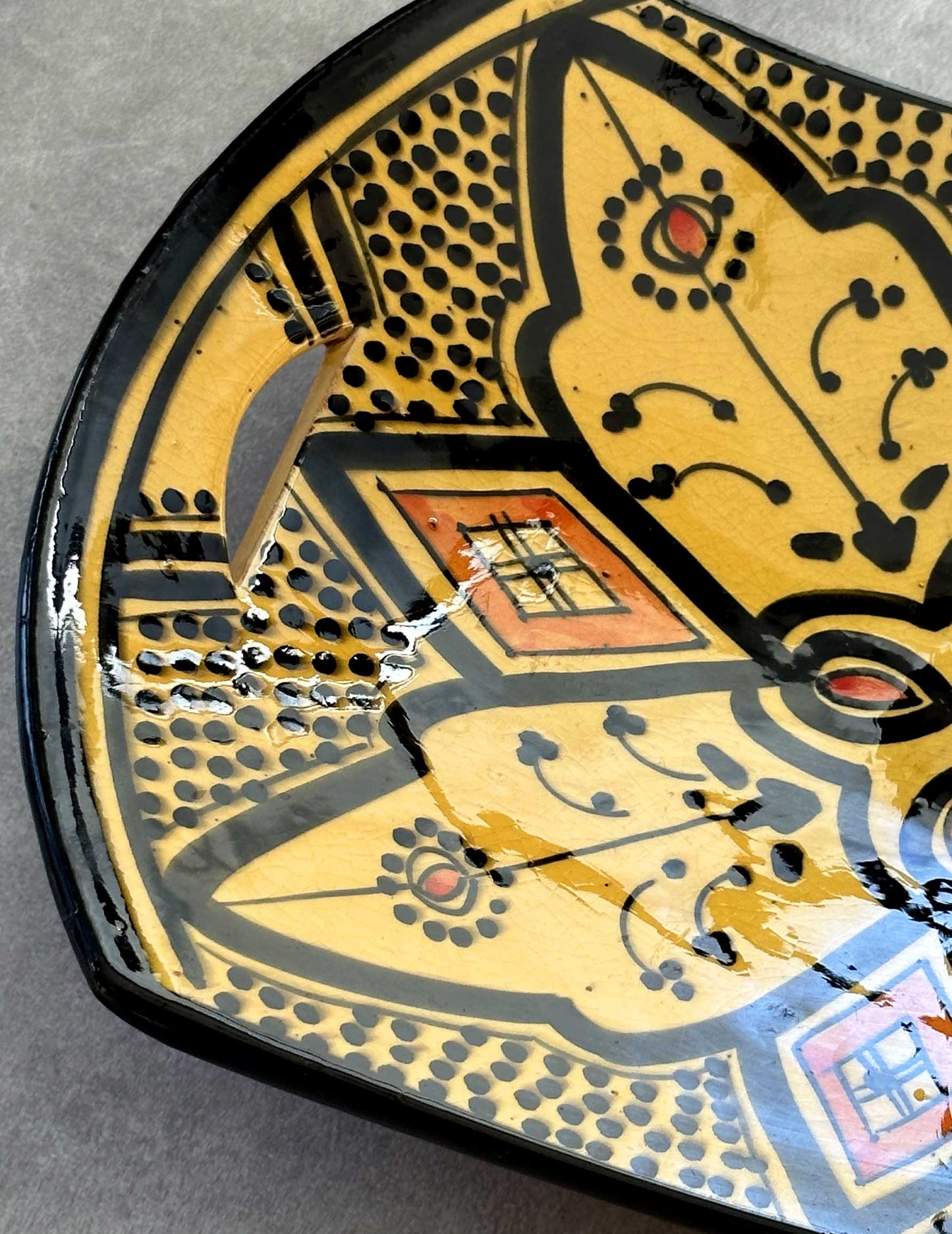 Handmade ceramic plate