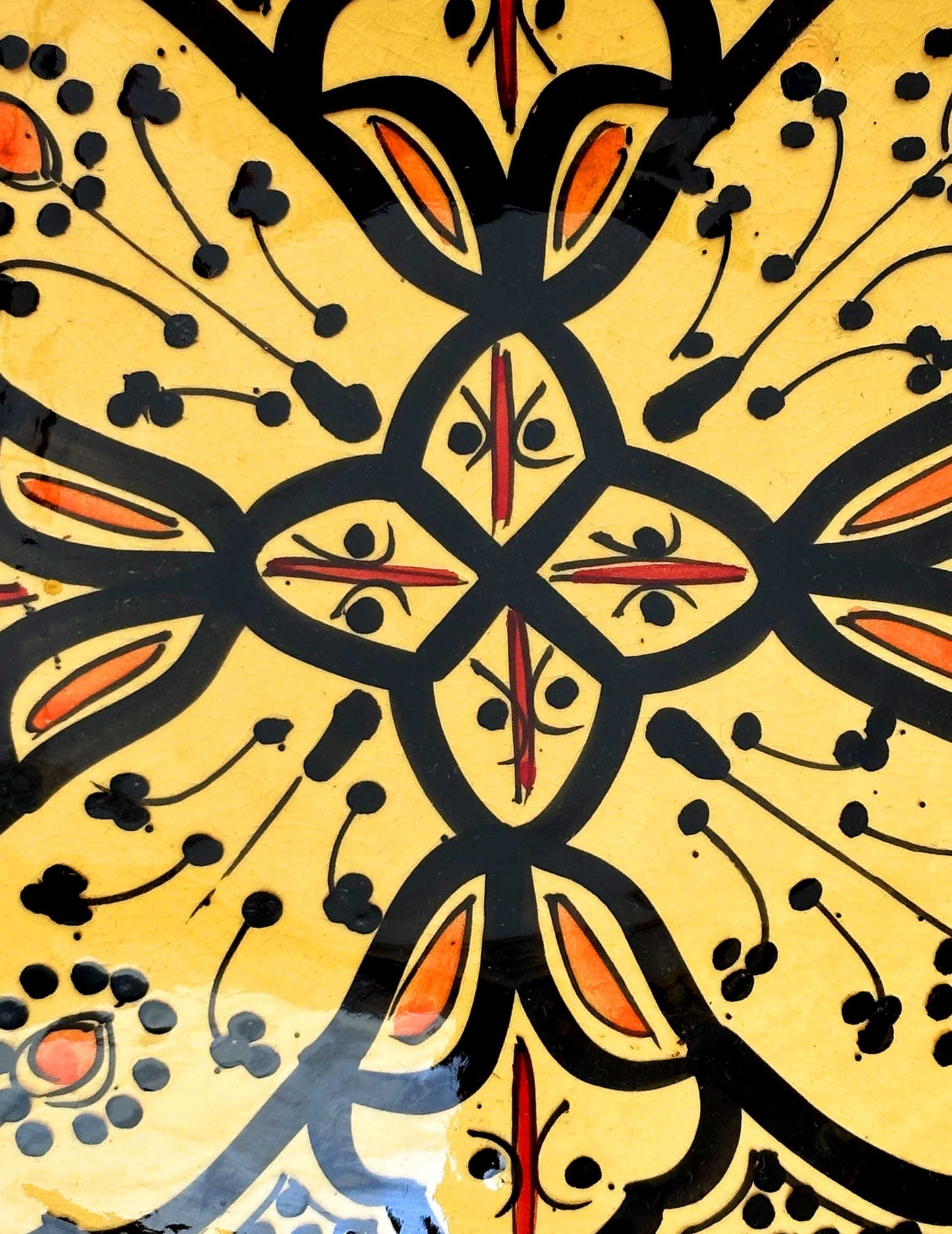 Handmade ceramic plate