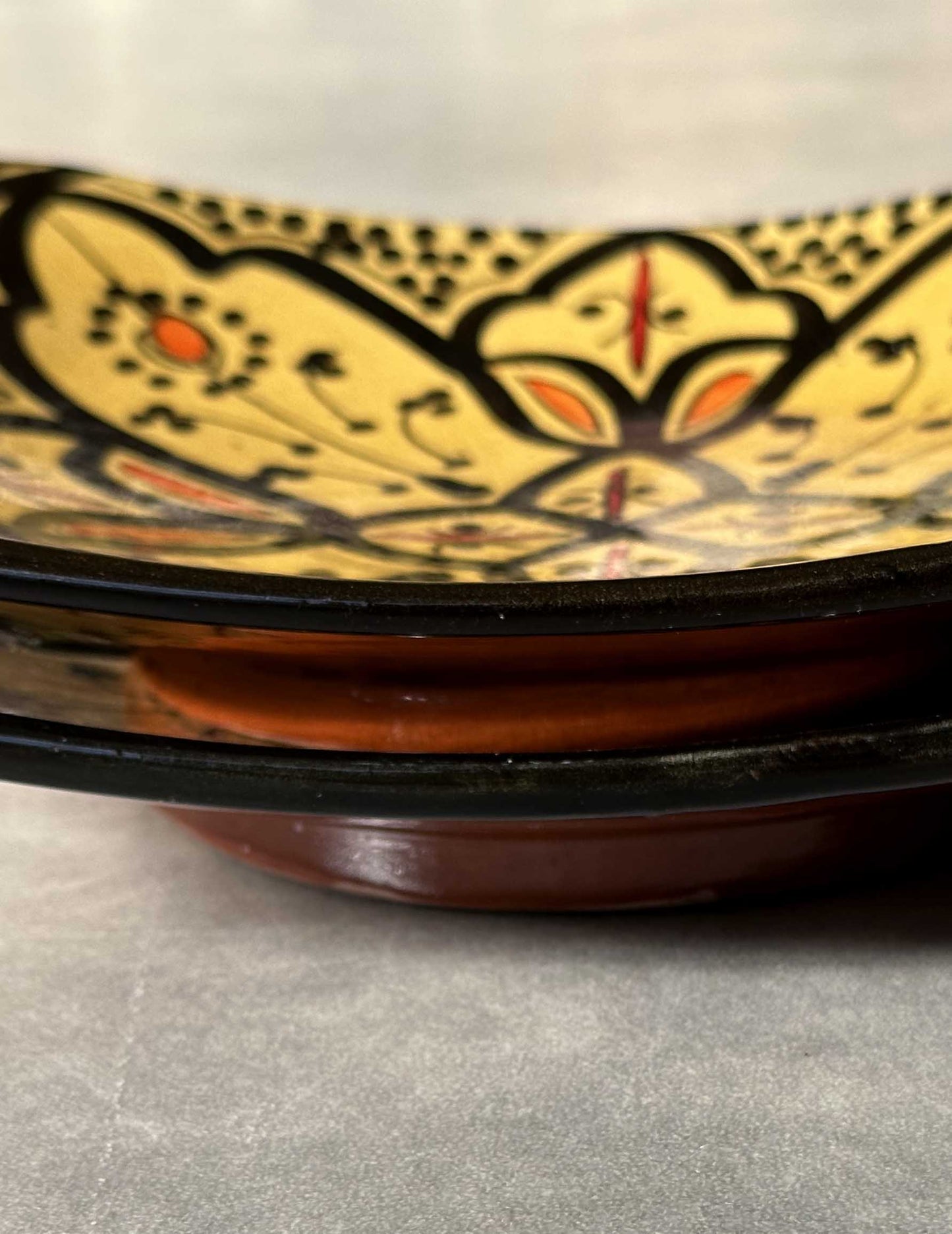 Handmade ceramic plate