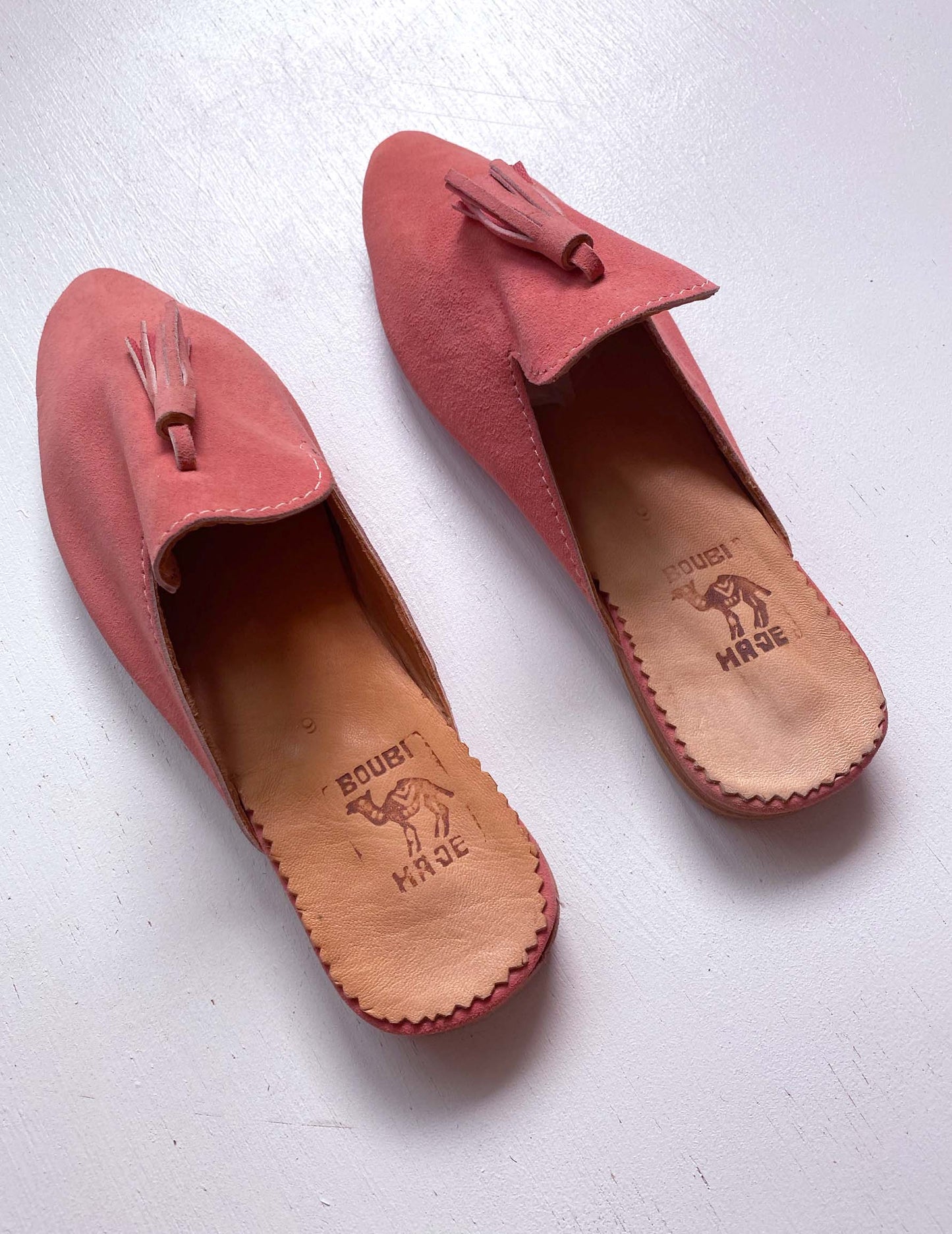 Suede babouche