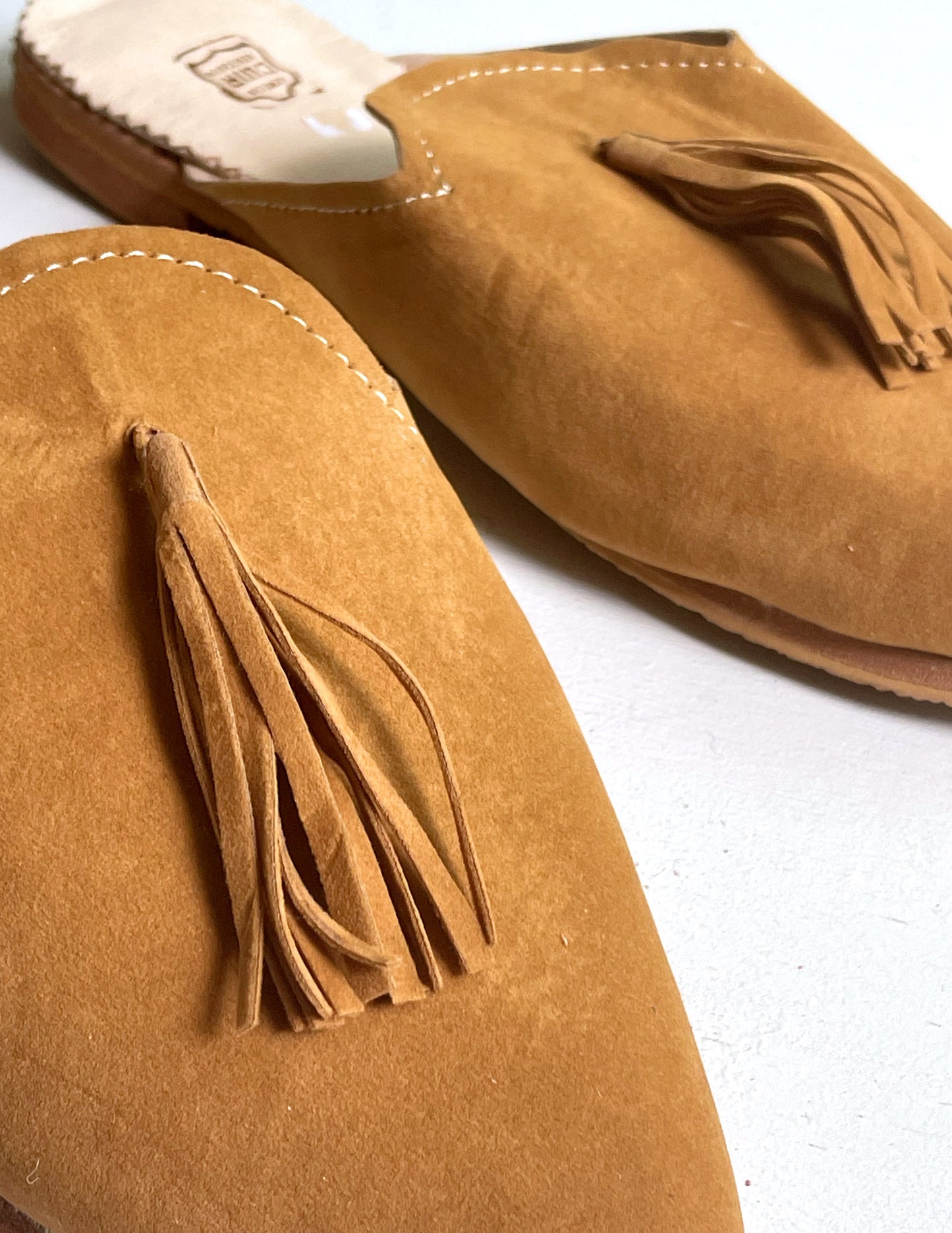 Suede babouche