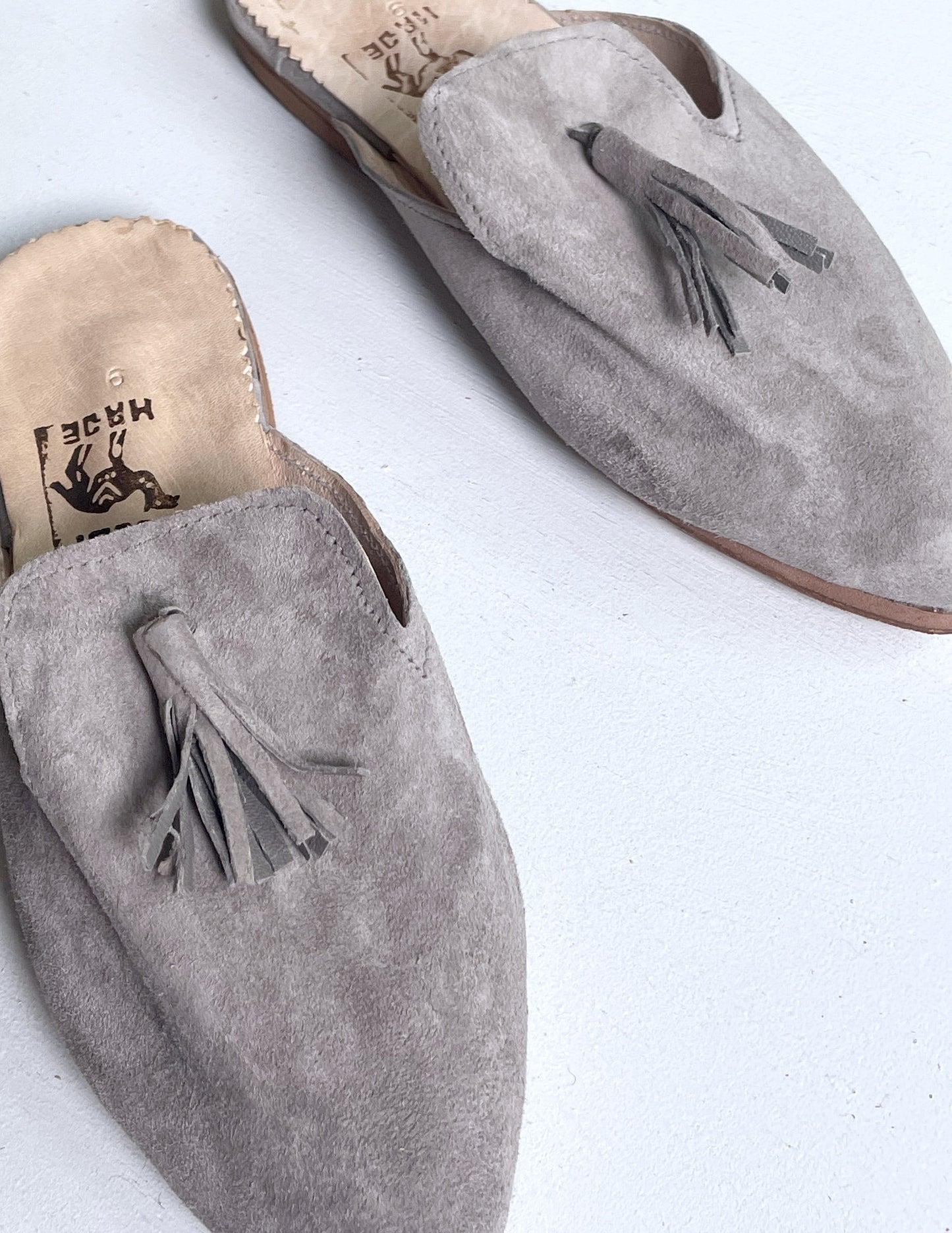 Suede babouche