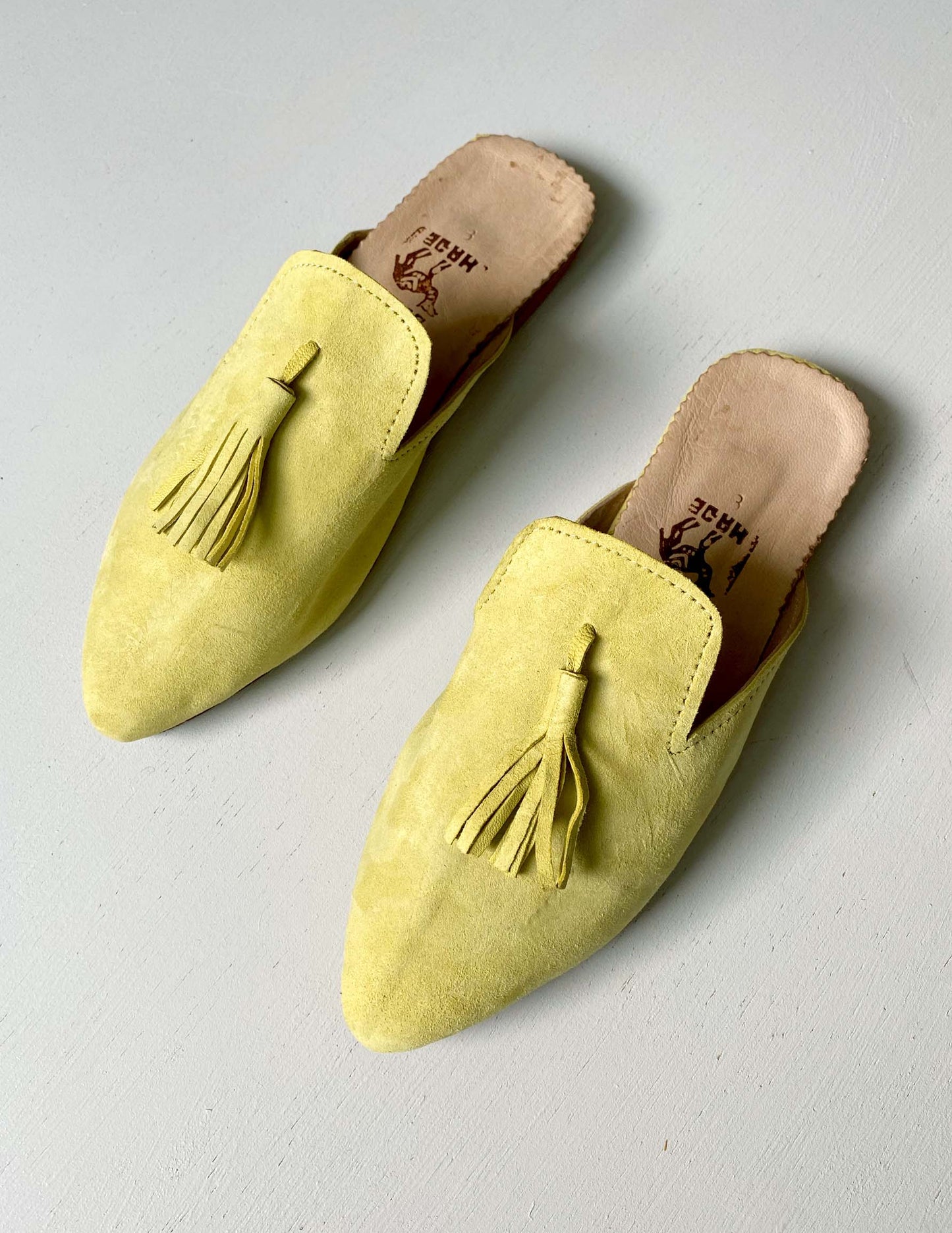 Suede babouche