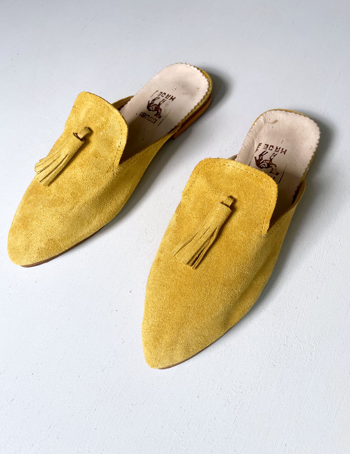 Suede babouche