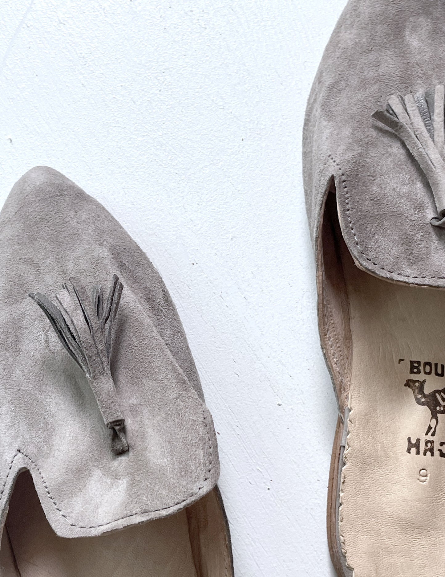 Suede babouche