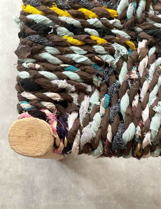 Handmade stool ( Mix colors )