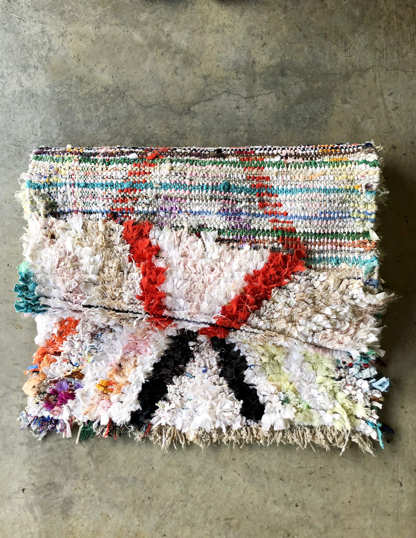 Vintage Boucherouite Rug