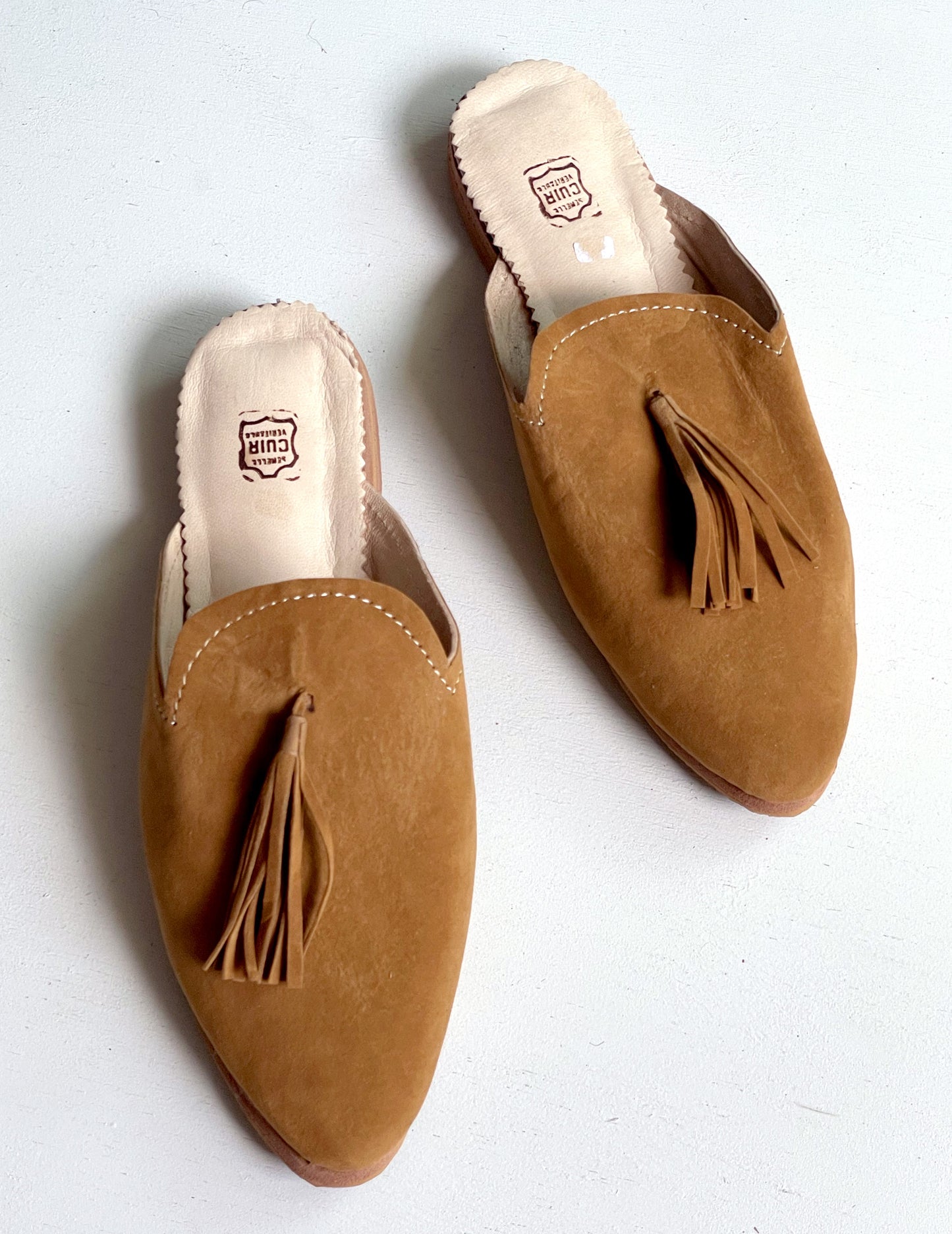 Suede babouche
