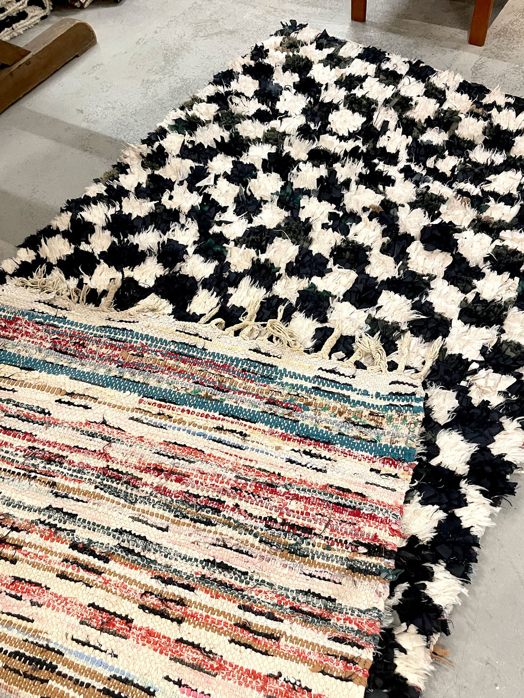 Vintage Boucherouite Rug