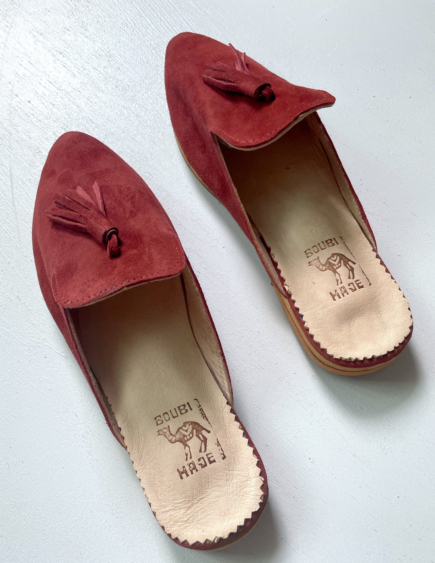 Suede babouche