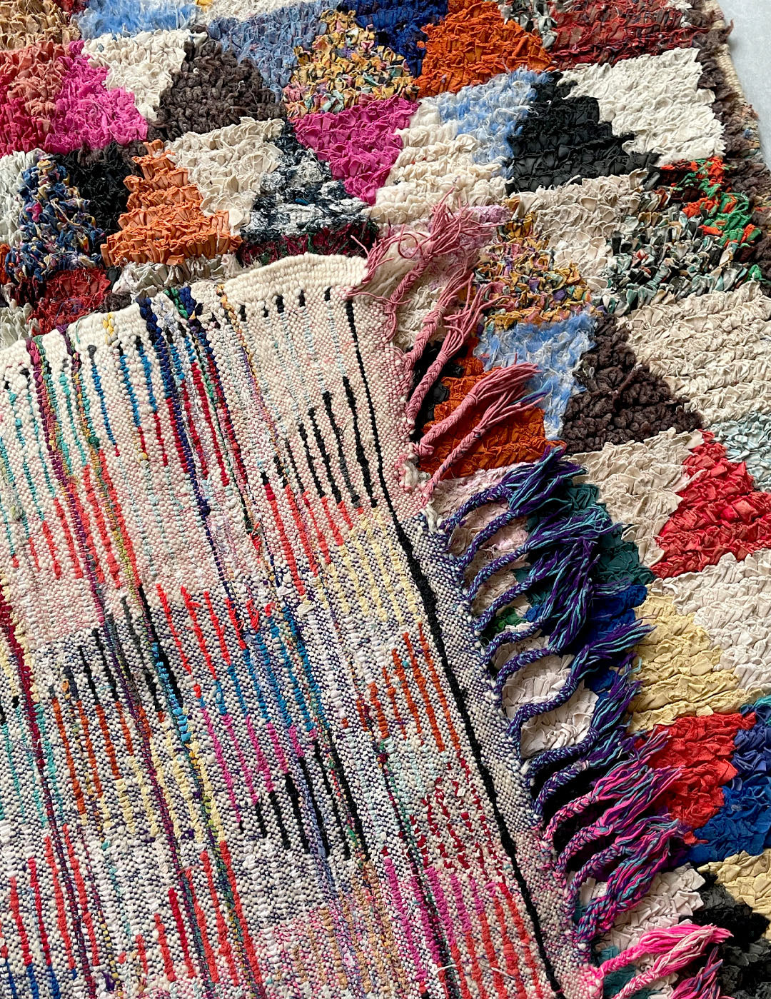 Vintage Boucherouite Rug